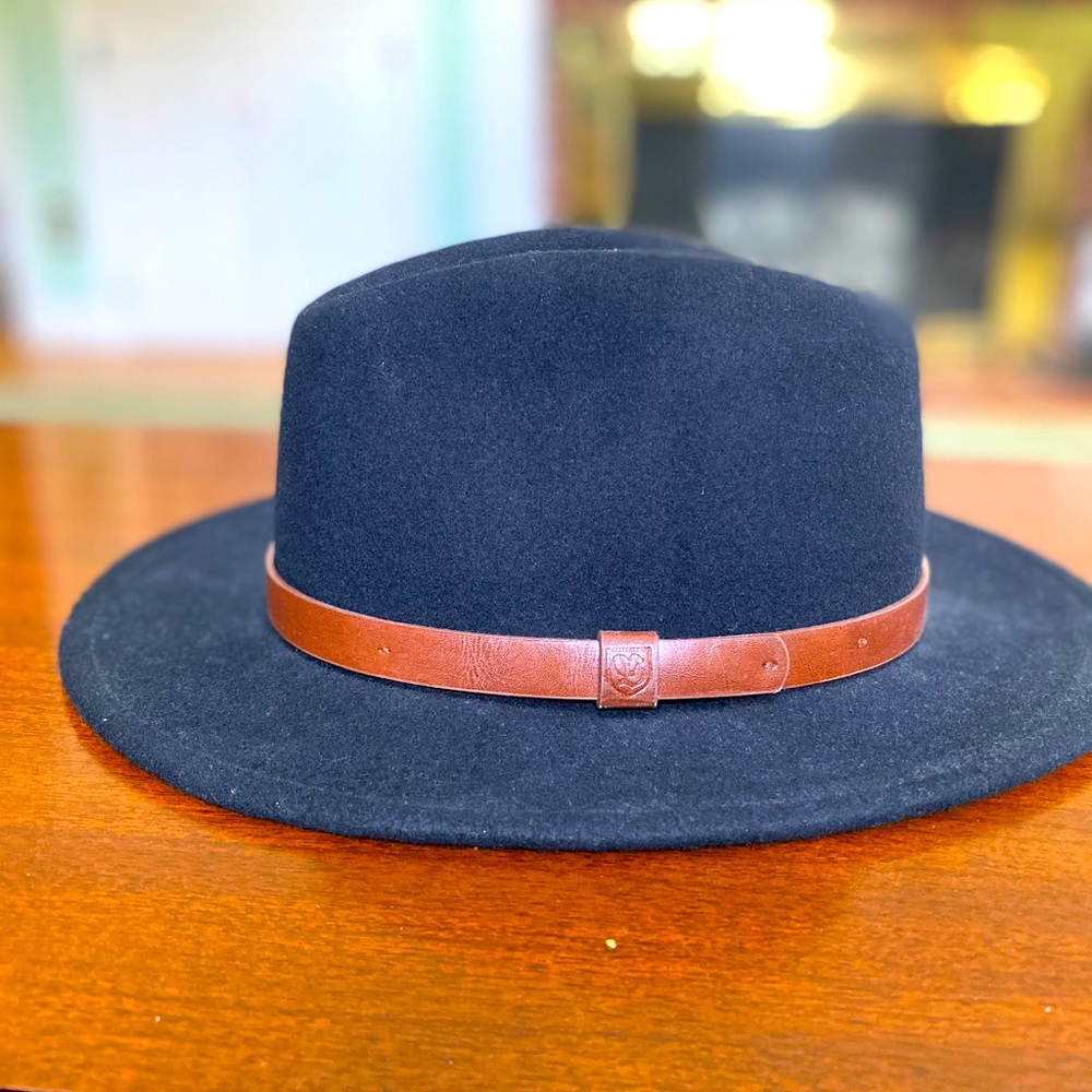 Brixton flat brim fedora